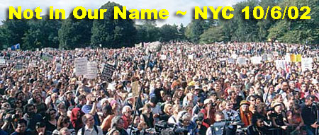 6.10. New York - 25.000 Menschen gegen den Krieg